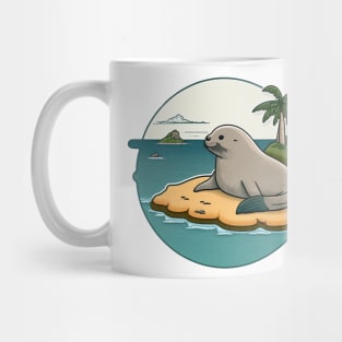 Hawaiian Monk Seal Mug